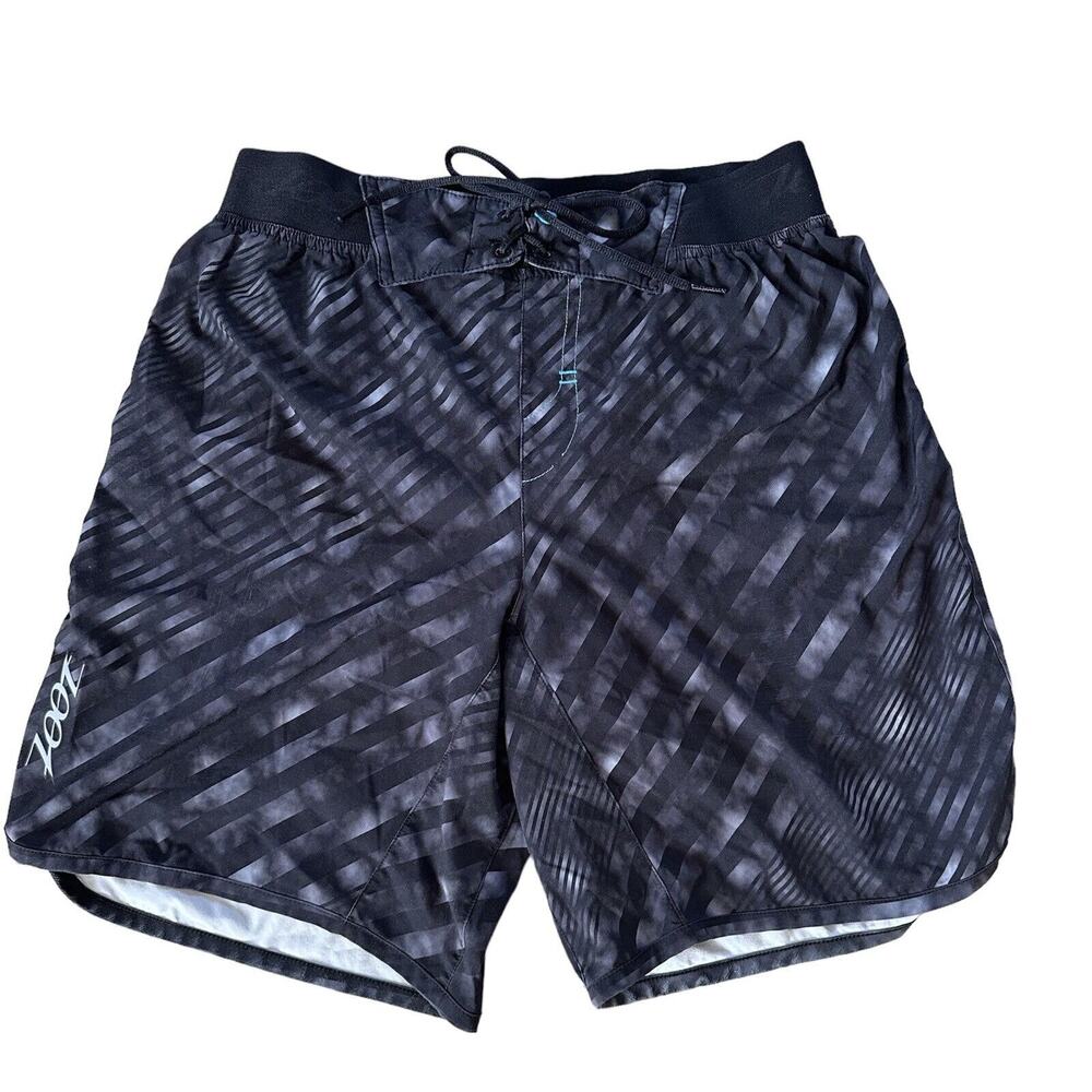 Zoot Sports Women’s Elastic Band Pull On Shorts Size‎ Medium Black Drawstring